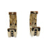 CHANEL CC Earrings Metal Gold/Black