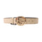 GUCCI GG GHW Belt Calfskin Leather 114876 White