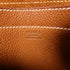 HERMES Cabasellier 31 Shoulder Bag Barenia Leather Brown
