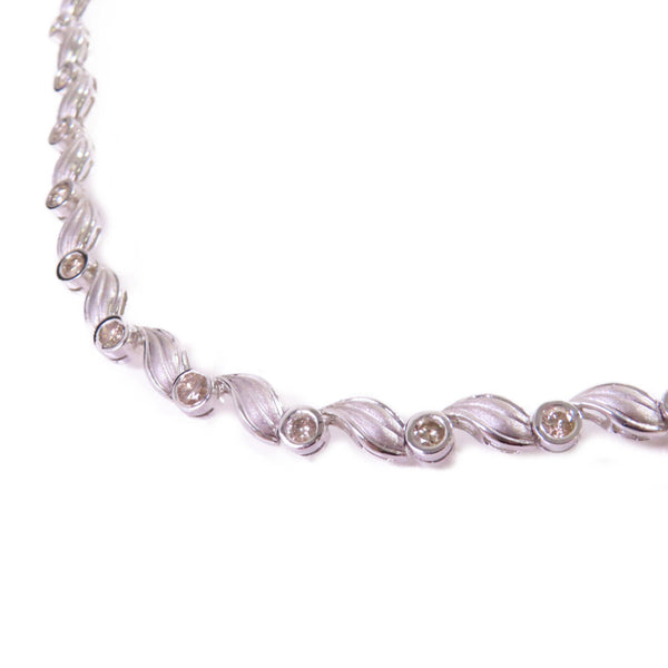 Jewelry SHW Diamond Necklace 18K White Gold