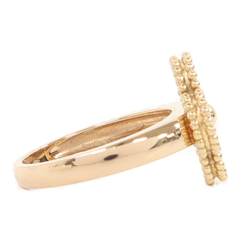 Van Cleef & Arpels Vintage Alhambra Ring US#6.75 18K Yellow Gold