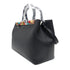 FENDI SHW 2 Jours 2 Way Shoulder Bag Handbag 8BH253 Calfskin Leather Black