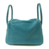 HERMES PHW Lindy 26 Handbag 2 Way Shoulder Bag Clemence Bleu Izmir/Bleu Saphir