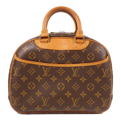 LOUIS VUITTON LV GHW Trouville Hand Bag M42228 Monogram Brown v2