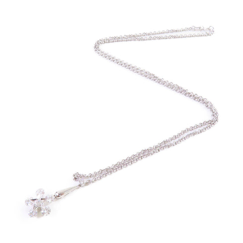 FINE JEWELRY 0.78ct Diamond Necklace 18K White Gold