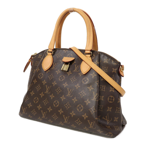 LOUIS VUITTON LV GHW Rivoli MM 2 Way Shoulder Bag M44546 Monogram Brown v1