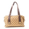 GUCCI GHW Shoulder Bag 152457 GG Canvas Leather