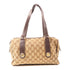 GUCCI GHW Shoulder Bag 152457 GG Canvas Leather