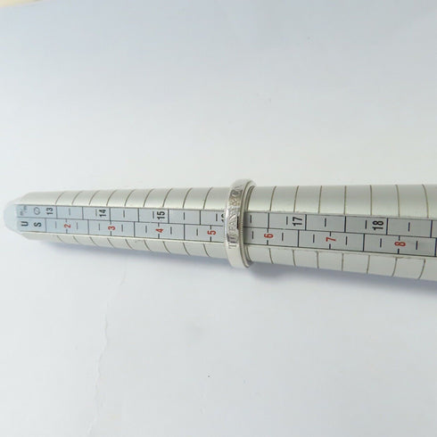 TIFFANY&CO Milgrain Band Ring PT950 Platinum JP#10 US#5.5