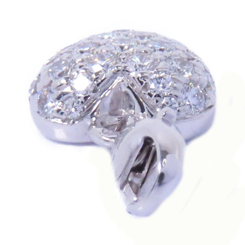 CARTIER Diamond Pendant Top Accessories 18K White Gold