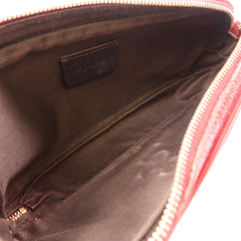 SAINT LAURENT YSL GHW Clutch Bag Pouch Patent Leather