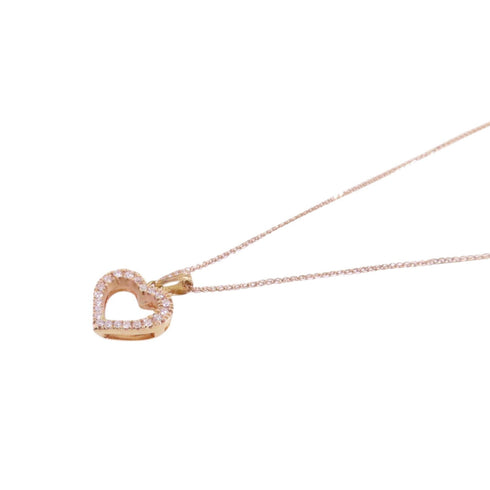 JEWELRY Diamond Necklace 18K Rose Gold