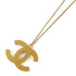 CHANEL CC Necklace Metal Brown/Gold