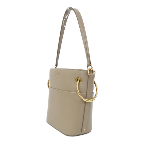 Chloe GHW 2 Way Shoulder Bag Handbag 03187565 Leather Brown