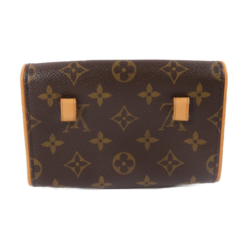 LOUIS VUITTON LV GHW Pochette Florentine Waist Bag Monogram M51855 Brown