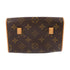 LOUIS VUITTON LV GHW Pochette Florentine Waist Bag Monogram M51855 Brown