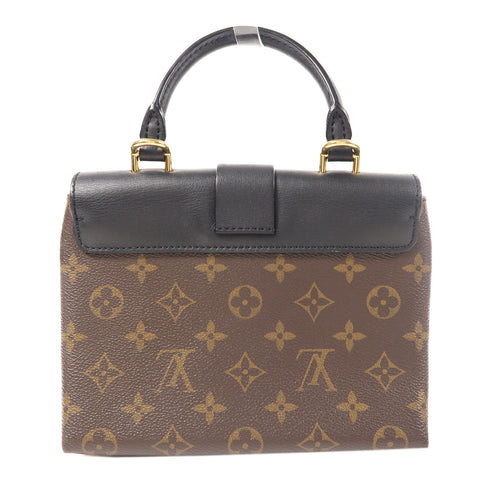 LOUIS VUITTON LV GHW Locky BB 2 Way Shoulder Handbag M44141 Monogram Brown/Black v1