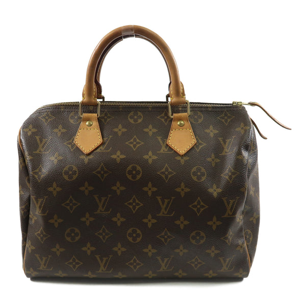 LOUIS VUITTON LV GHW Speedy 30 Handbag Boston Bag M41526 Monogram Brown v3