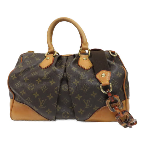 LOUIS VUITTON LV GHW Stephen Hand Bag M40118 Monogram Brown