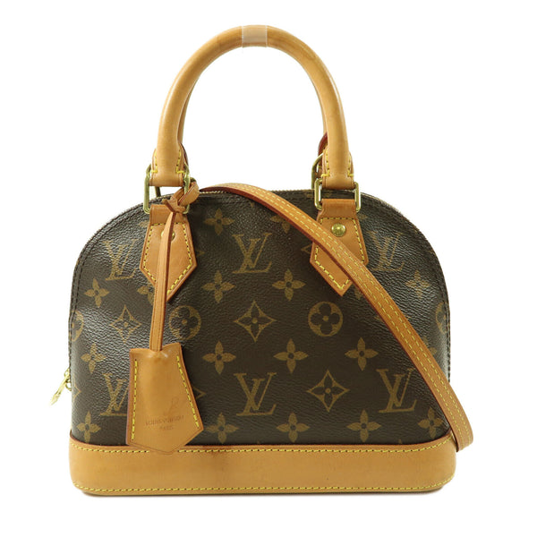 LOUIS VUITTON LV GHW Alma BB 2 Way Shoulder Handbag M53152 Monogram Brown