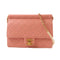 CHANEL CC GHW Chain Shoulder Bag Crossbody Calfskin Leather Pink