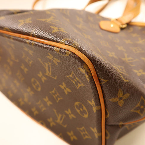 LOUIS VUITTON LV GHW Palermo PM 2 Way Shoulder Bag M40145 Monogram Brown v13