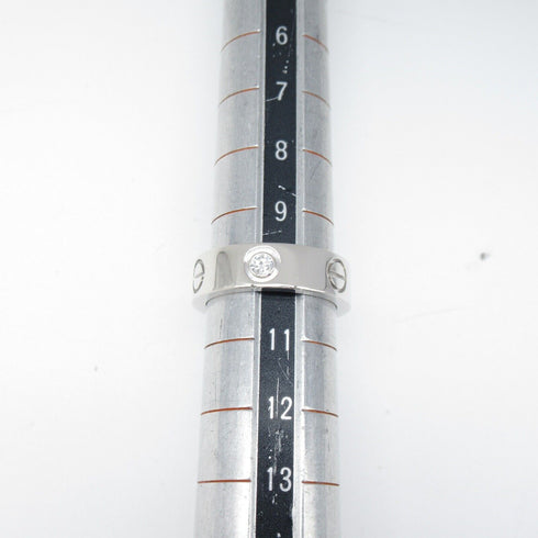 CARTIER Love Ring 3P Diamond B4032500 18K White Gold Cartier#50 JP#10 US#5.25