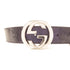 GUCCI GG SHW Belt 114984 PVC Blue