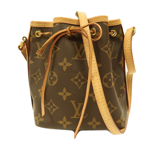 LOUIS VUITTON LV GHW Nano Noe Shoulder Crossbody Bag M41346 Monogram Brown