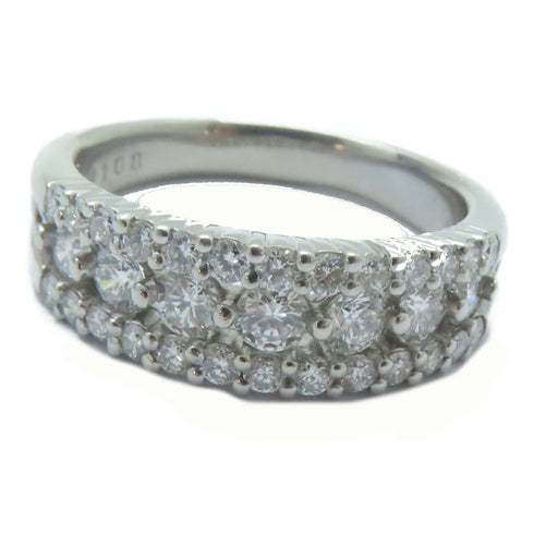 FINE JEWELRY 1.08ct Diamond Ring PT900 Platinum US#7.25