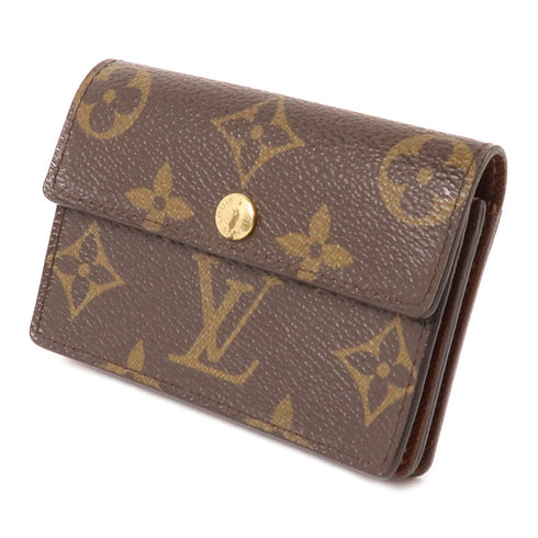 LOUIS VUITTON LV GHW Coin Card Case Purse M58007 Monogram Brown