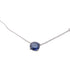 JEWELRY Diamond Sapphire Necklace Accessories 18K White Gold
