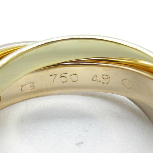 CARTIER Trinity Ring 18K Yellow Gold White Gold Rose Gold Cartier#49 US#4.75