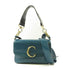 CHLOÉ GHW 2 Way Shoulder Bag C1PWL1 Calfskin Leather Green