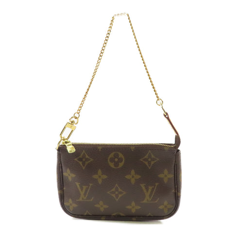 LOUIS VUITTON LV GHW Mini Pochette Accessoires Pouch M58009 Monogram