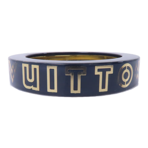 LOUIS VUITTON LV Bracelet Accessories GA0142 PVC Black Gold