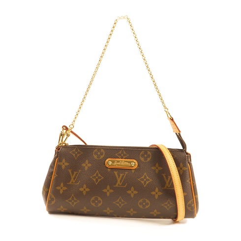 LOUIS VUITTON LV GHW Eva 2 Way Shoulder Bag M95567 Monogram Brown