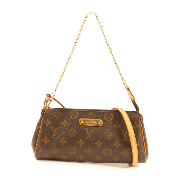 LOUIS VUITTON LV GHW Eva 2 Way Shoulder Bag M95567 Monogram Brown