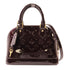 LOUIS VUITTON LV GHW Alma BB 2 Way Shoulder Handbag M91678 Vernis Burgundy