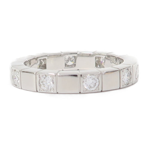 CARTIER Laniere Ring 18K White Gold Cartier#48 US#4.5