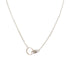 CARTIER Baby Love Necklace 18K White Gold #42cm