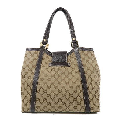 GUCCI GG GHW Tote Bag Shoulder Bag 364835 Canvas Brown