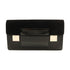 Delvaux SHW Hand Bag Clutch Leather/Suede Black