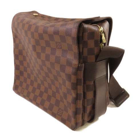 LOUIS VUITTONLV GHW Naviglio Shoulder Bag Crossbody N45255 Damier Ebene Brown