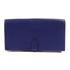HERMES PHW Bearn Long Wallet Veau Epsom Leather Blue