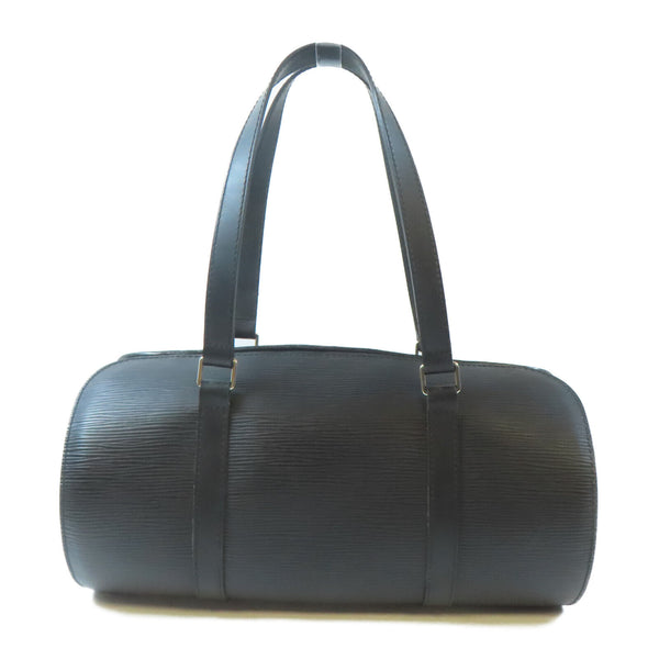 LOUIS VUITTON LV SHW Soufflot Shoulder Handbag M52862 Epi Leather Black