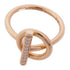 HERMES Echappee Ring 18K Pink Gold Diamond Hermes#52 US#6