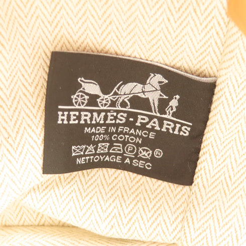 HERMES PHW Bride A Brac Handbag Canvas Orange