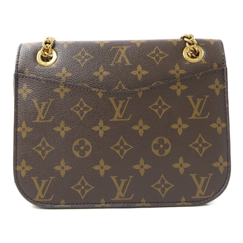 LOUIS VUITTON LV GHW Passy Shoulder Bag M45592 Monogram Brown