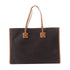 BURBERRY SHW Freya Tote Bag 8055747 Canvas Black/Brown